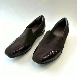 Clarks Everyday Brown Active Air Leather Loafers Women's Size 6